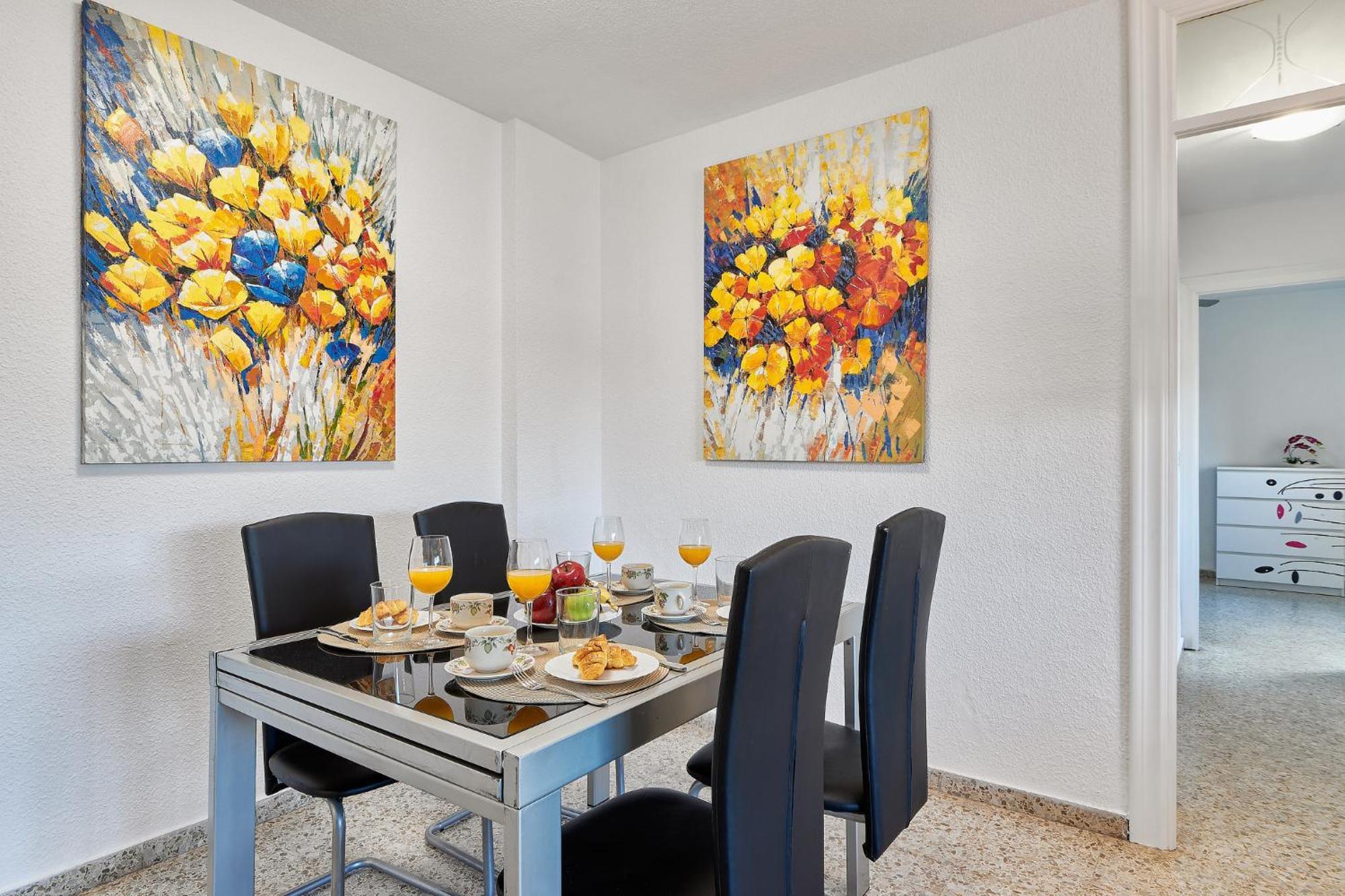 Luminoso Apartamento/ 5 Minutos De La Playa Málaga Eksteriør billede