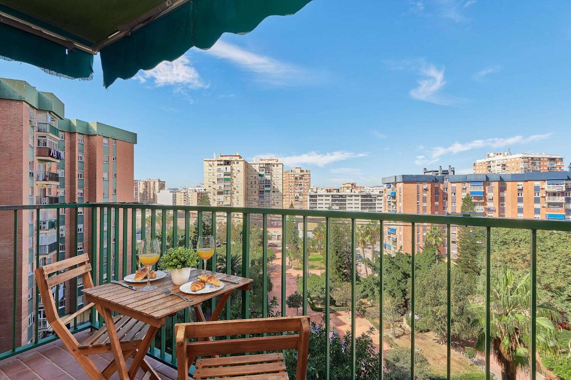 Luminoso Apartamento/ 5 Minutos De La Playa Málaga Eksteriør billede